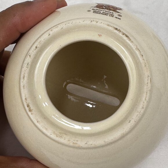 Royal Doulton Bunnykins Nursery Tableware 5 Piece Set Plate Bowl Mugs Coin Bank - Picture 9 of 16